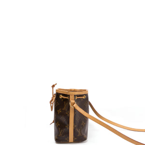 LOUIS VUITTON NANO NOE MONOGRAM CANVAS GHW
