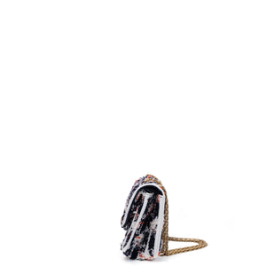 CHANEL 2.55 TWEED HANDBAG MULTICOLOR TWEED / LAMBSKIN LEATHER GHW