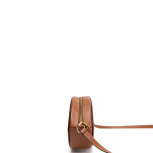 CELINE OVAL BAG TRIOMPHE SMOOTH CALFSKIN TAN GHW