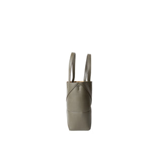 LOEWE MINI PUZZLE FOLD TOTE IN SHINNY CALF SKIN