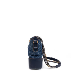 CHANEL GABRIELLE HOBO BAG DENIM / LEATHER MULTICOLOURED HARDWARE