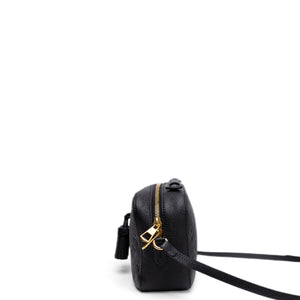 LOUIS VUITTON SAINTONGE MONOGRAM EMPREINTE BLACK LEATHER GHW