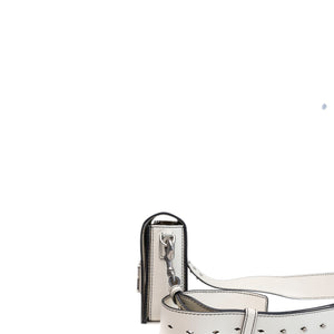 CHRISTIAN DIOR DIOR REVOLUTION FLAP BAG WHITE CALFSKIN SHW