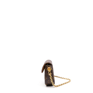 LOUIS VUITTON IVY WALLET ON CHAIN MONOGRAM CANVAS GHW