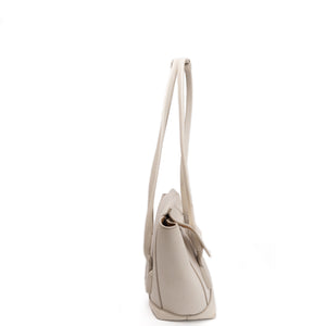 BOTTEGA VENETA ARCO BAG CALFSKIN WHITE GHW