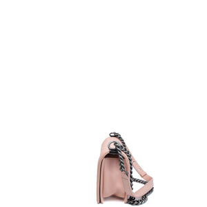 CHANEL MEDIUM LEBOY LIGHT PINK CALFSKIN LEATHER SHW