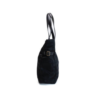 CHANEL NEW TRAVEL LINE TOTE BAG NYLON BLACK SHW
