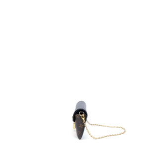 LOUIS VUITTON PADLOCK PN STRAP MONOGRAM BLACK GHW (MICROCHIP)
