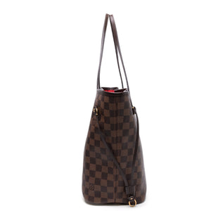 LOUIS VUITTON NEVERFULL MM DAMIER EBENE GHW