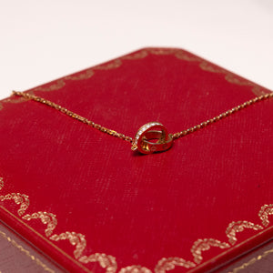 CARTIER LOVE PENDANT NECKLACE ROSE GOLD