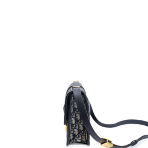 CHRISTIAN DIOR 30 MONTAIGNE BAG BLUE OBLIQUE JACQUARD GHW