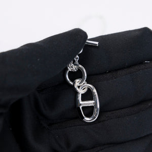 HERMES CHAINE D'ANCRE AMULETTE SILVER NECKLACE