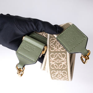 LOEWE MINI PUZZLE FOLD TOTE IN SHINNY CALF SKIN