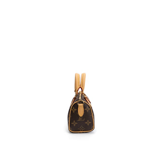 LOUIS VUITTON NANO SPEEDY MONOGRAM CANVAS GHW