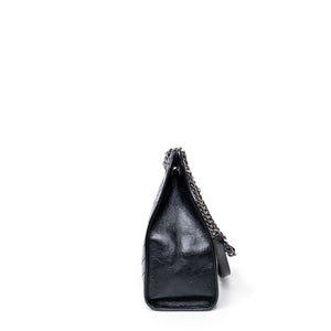 SAINT LAURENT MEDIUM SHOPPING TOTE BLACK SHW