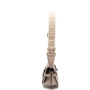 LOEWE MINI GATE DUAL BAG SOFT CALFSKIN SAND GHW