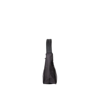 PRADA BLACK NYLON HOBO BAG