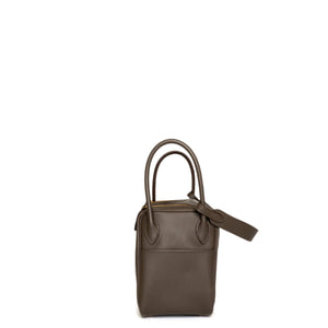 HERMES LINDY 26 EVERCOLOR GRIS ETAIN GHW STAMP Z