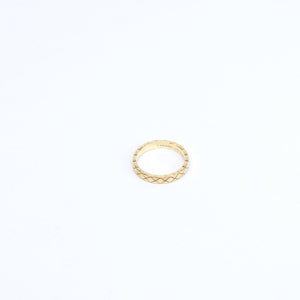 CHANEL CRUSH RING 18K YELLOW GOLD SIZE 53