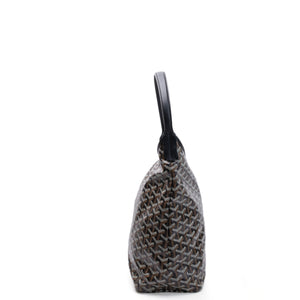 GOYARD BOHEME HOBO BAG BLACK CALFSKIN LEATHER CANVAS SHW