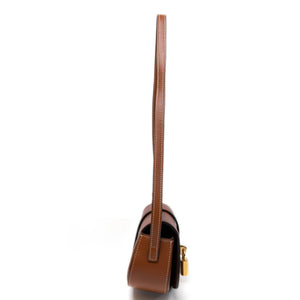 CELINE CLUTCH ON STRAP TABOU CALFSKIN TAN GHW