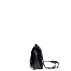 SAINT LAURENT YSL NIKKI BABY BAG BLACK CALFSKIN LEATHER SHW