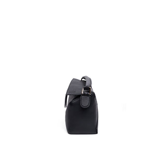 LOEWE MINI PUZZLE BLACK CALFSKIN LEATHER SHW