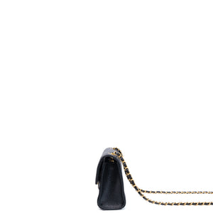 CHANEL 26C MINI FLAP BAG BLACK CAVIAR GHW (MICROCHIP)