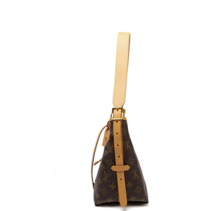 LOUIS VUITTON CARRYALL PM BROWN MONOGRAM CANVAS GHW (MICROCHIP)