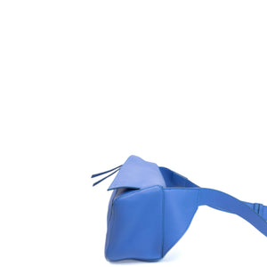 LOEWE MINI PUZZLE BUM BAG BLUE CALFSKIN SHW