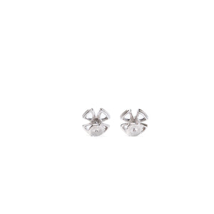 BVLGARI FIOREVER 18K WHITE GOLD WITH DIAMOND EARRINGS