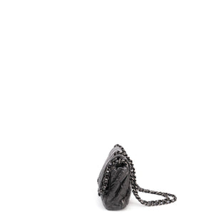 CHANEL MEDIUM CHAIN ME FLAP BAG GREY QUILTED CALFSKIN SHW