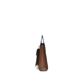 BURBERRY MINI POCKET BAG BLACK / TAN CALFSKIN GHW