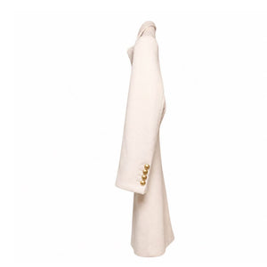 GUCCI WHITE WOOL COAT SIZE 38