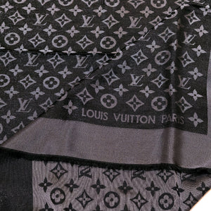LOUIS VUITTON MONOGRAM DENIM SHAWL