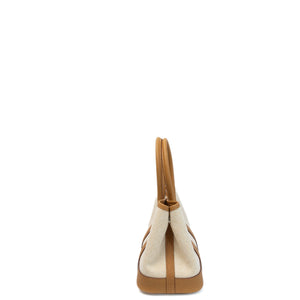 HERMES NEO GARDEN PARTY 23 NEGONDA / CANVAS BEIGE / NATURAL SABLE SHW STAMP G