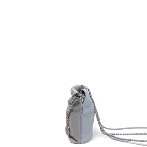 CHANEL MINI 22 BAG CALFSKIN LIGHT GREY SHW (MICROCHIP)