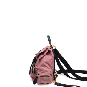 BURBERRY MINI RUCKSACK PINK NYLON BACKPACK GHW