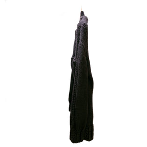 CHANEL 22S CARDIGAN BLACK COTTON / SILK