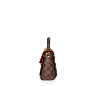 LOUIS VUITTON CROISETTE DAMIER EBENE CANVAS GHW