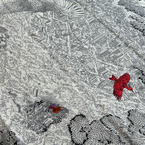 HERMES RETOUR A LA NATURE SHAWL 140*140CM