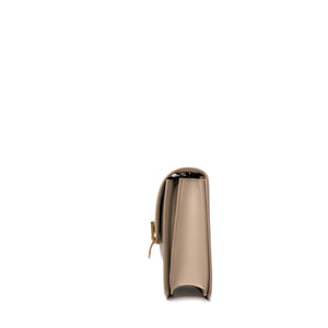 CELINE MEDIUM CLASSIC BOX BAG BEIGE CALFSKIN GHW