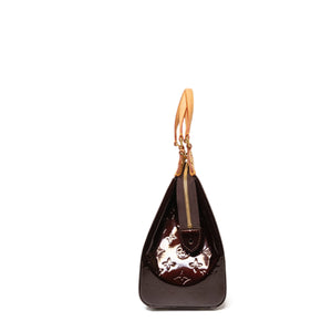 LOUIS VUITTON VERNIS BREA MM BAG MONOGRAM PATENT AMARANTE GHW