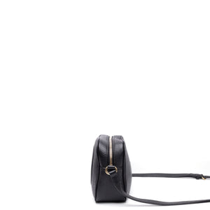 GUCCI SOHO DISCO CAMERA BAG CALFSKIN LEATHER BLACK LGHW
