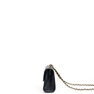 CHANEL 26C MINI FLAP BAG BLACK CAVIAR GHW (MICROCHIP)