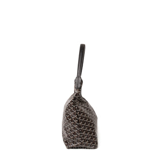 GOYARD BOHEME HOBO PM BAG GOYARDINE CANVAS BLACK SHW