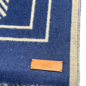 HERMES CASAQUE LETTRES AU CARRE MUFFLER 30*160CM