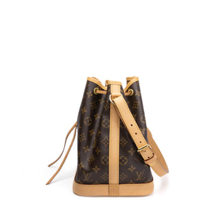LOUIS VUITTON PETIT NOE BUCKET BAG MONOGRAM GHW (MICROCHIP)