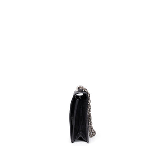 CHRISTIAN DIOR J'ADIOR FLAP BAG BLACK LAMBSKIN LEATHER SHW