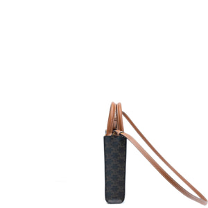 CELINE MINI VERTICAL CABAS TRIOMPHE CANVAS GHW